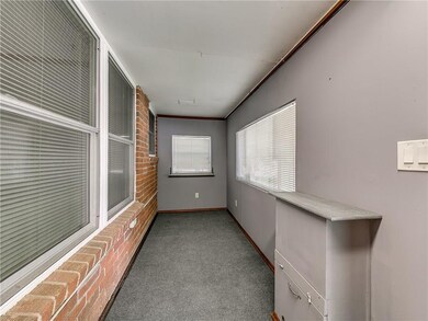 Enclosed Porch with mail drop with  Central heat a