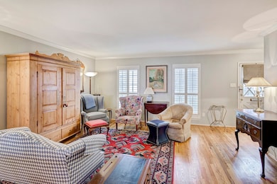 Two living areas all open