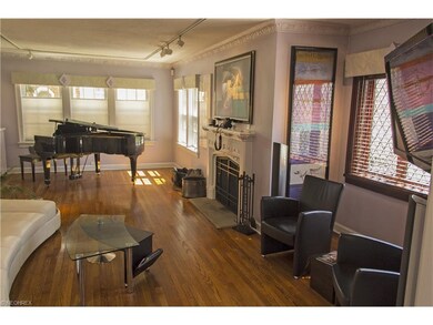 Stately Living Room...Architectural Leaded Glass W