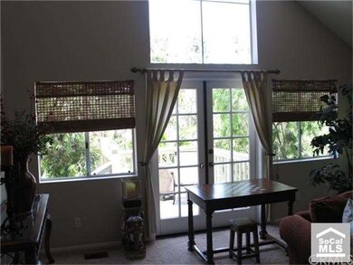 living room with sun deck