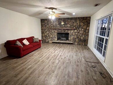 Sunny windows in living room. 
