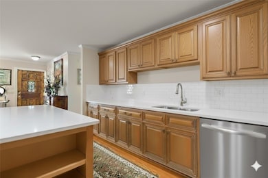 This is a AI generated example of what the kitchen could look like with a little changes.