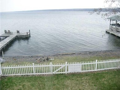 Exterior Front lakeside shale beach