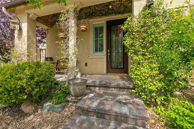 Front porch with folage