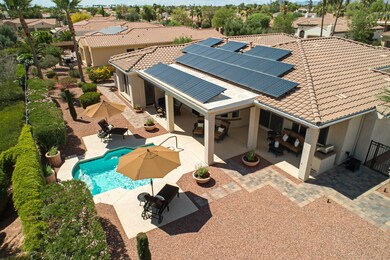Back Yard Aerial Solar View