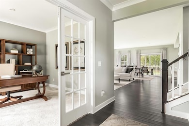 This area can also be enclosed to be a library, private office, tea parlor or whatever you want it to be!