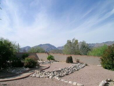 Big backyard with lovely views