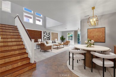 View of the virtually staged living room