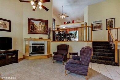 Great Room with wood burning fireplace