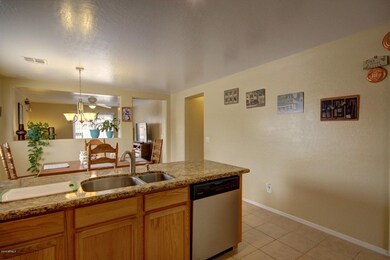 Kitchen Opens to Family Room