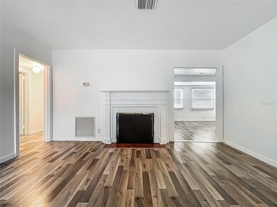 Front entry - right side is extra family room - left is access to the bedrooms