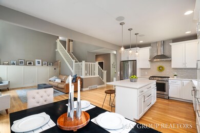 Kitchen, Dining, Living Area