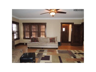 View of the living room looking toward the foyer.