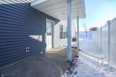 Covered entry on side of home