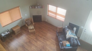 VIew from loft of living area