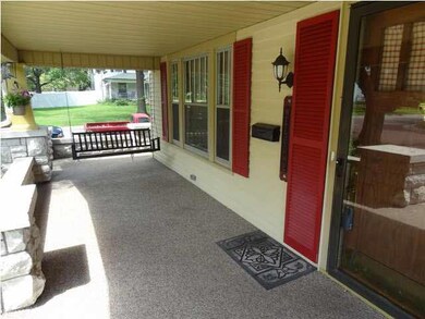 Charming front porch