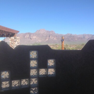 View from outdoor shower