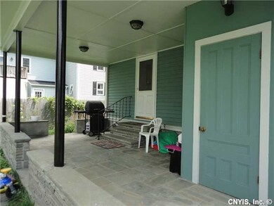 Porch - Open. Large, slate back porch.