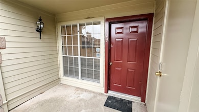 Private front porch area