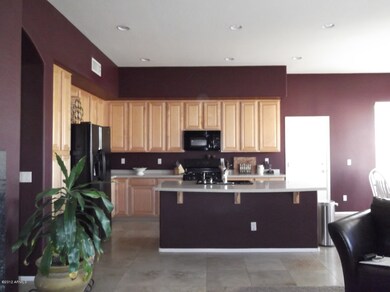 Kitchen with Maple Cabinets