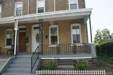 Covered front porch.