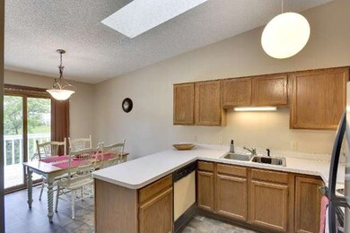 The vaulted ceiling and skylight help make the kit