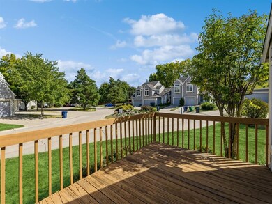 Deck off the light filled Living Room