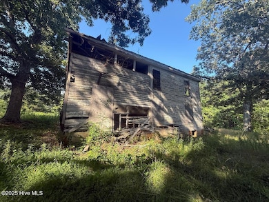 close up of uninhabitable home