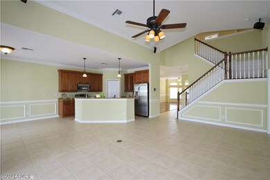 Grand Family Room off Kitchen
