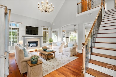 virtually staged living area