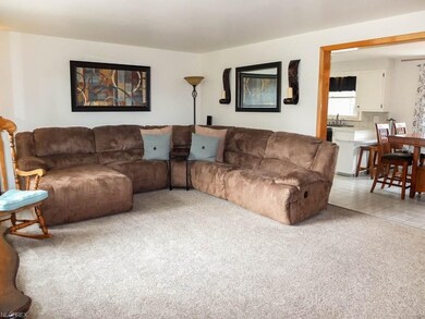 Living room with a picture window.