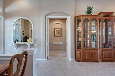 From dining room looking towards master suite