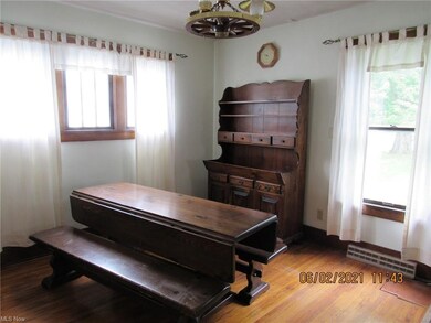 The dining room offers great natural light and is 