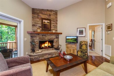 Great Room with Vaulted Ceilings, skylights & Rock