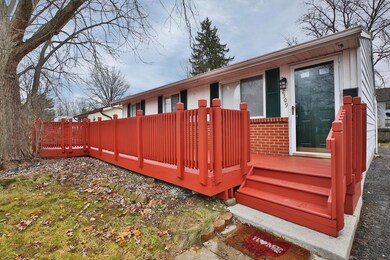 Large front deck