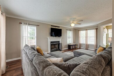 Living room features lots of natural light.