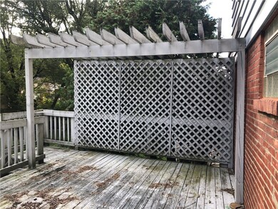 Deck with Pergula off the Kitchen