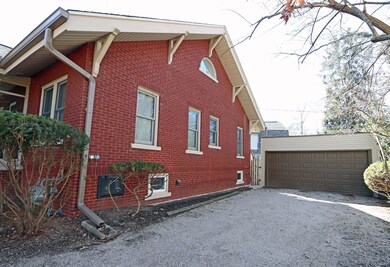 Side of house & Garage