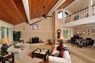 Huge, Wood Burning, Rock Fireplace!