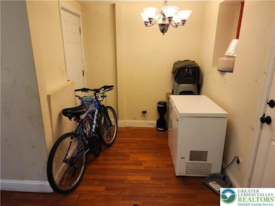 Utility alcove convenient for storage.