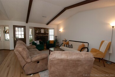 Living Room with new LVP flooring