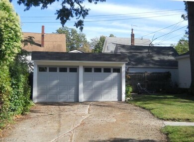 Two-car garage with an auto-opener.