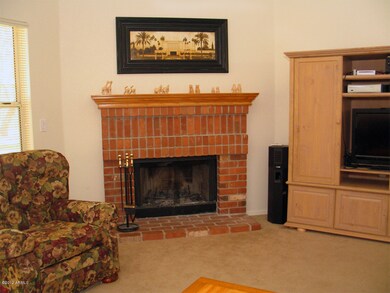 Red Brick Fireplace