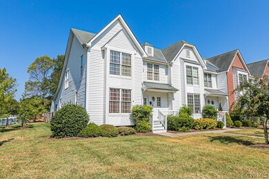 Front View of End Unit Townhome