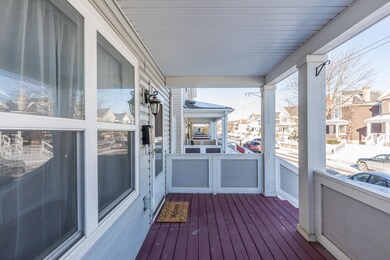 Deep front porch.