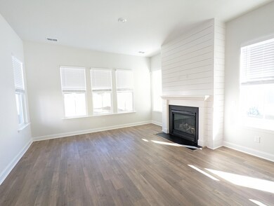 Living room with Gaslog fireplace
