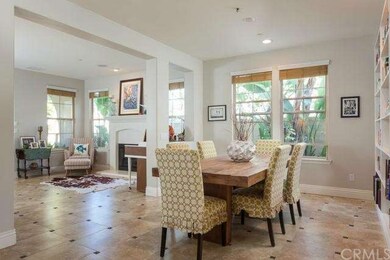 Formal dining room that captures views of the sere