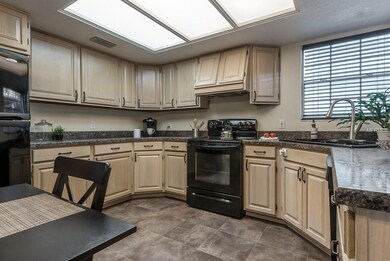 Lots of cabinetry and counter top space for cookin
