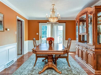 The  nice size formal dining room is a great enter