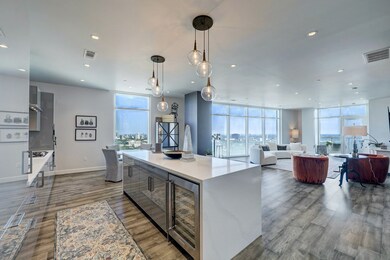 Another view of the kitchen facing the living room